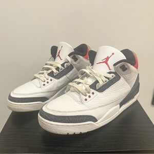 Fire Red Jordan 3s